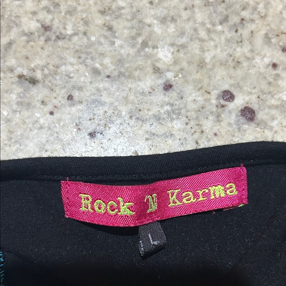 Candy Graphic Tank Top Black Multicolor Patch Size Large Cute YSK Style - Picture 6 of 6